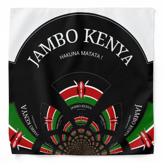 Hakuna Matata Jambo Kenya Bandana (Front)