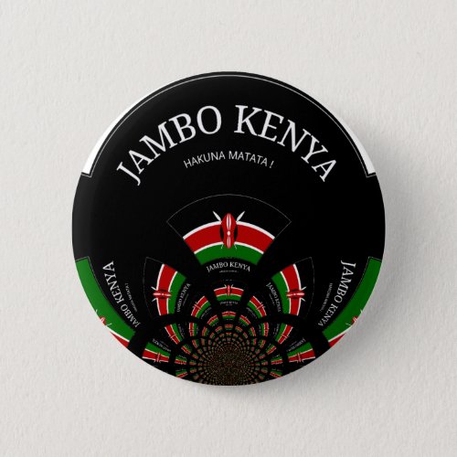 Hakuna Matata Jambo Kenya Pinback Button