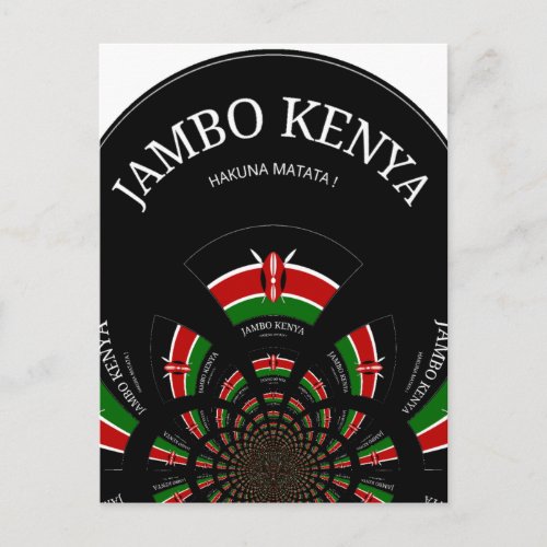Hakuna Matata Jambo Kenya Postcard