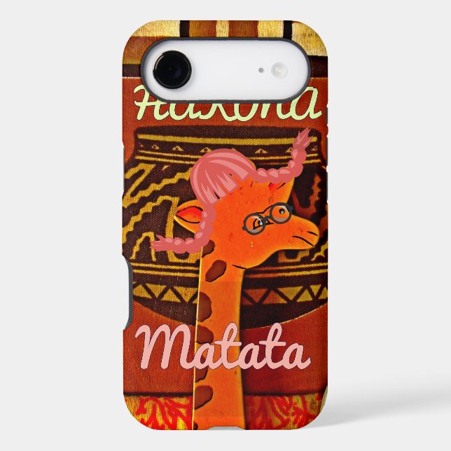 Hakuna Matata: Joyful African Art iPhone 17 Case & (Back)
