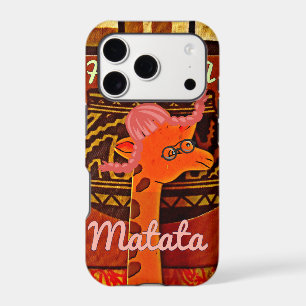 Hakuna Matata: Joyful African Art iPhone 17 Case &