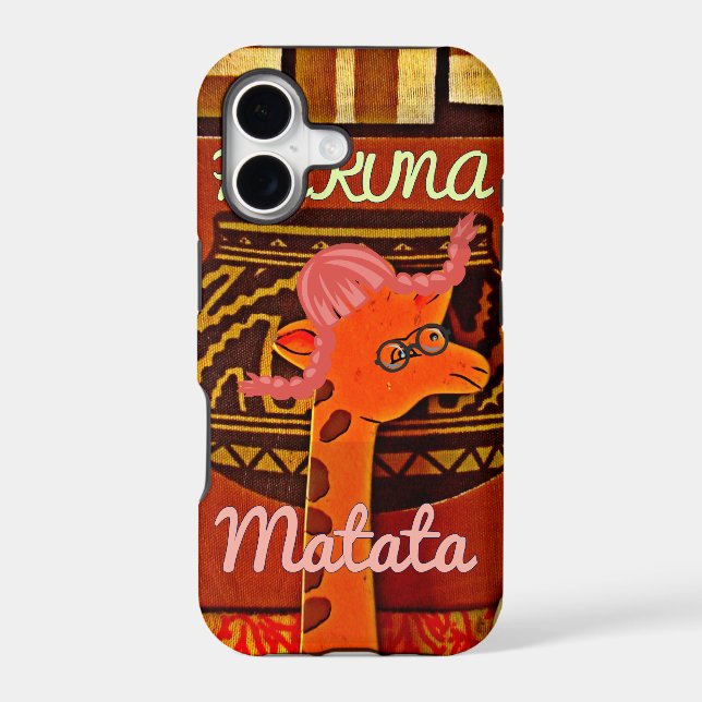 Hakuna Matata: Joyful African Art iPhone 17 Case & (Back)