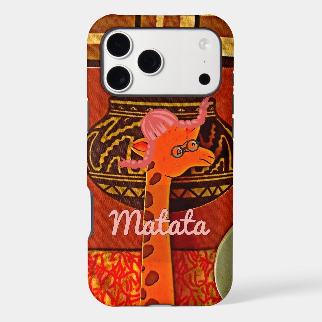 Hakuna Matata: Joyful African Art iPhone 17 Case & (Back)