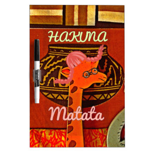 Hakuna Matata: Joyful African Art iPhone 17 Case & Dry-Erase Board
