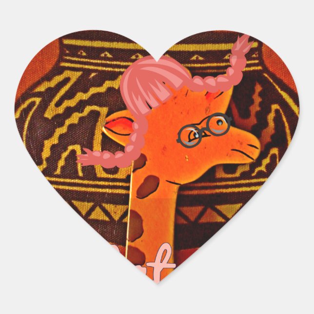 Hakuna Matata: Joyful African Art iPhone 17 Case & Heart Sticker (Front)