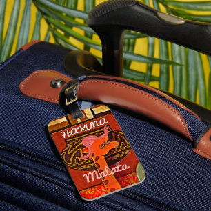 Hakuna Matata: Joyful African Art iPhone 17 Case & Luggage Tag