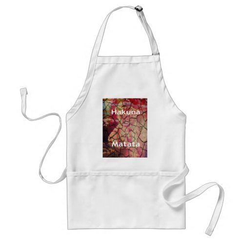 Hakuna MatataJPG Adult Apron