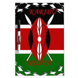 Hakuna matata Karaibu Kenya Dry Erase Board