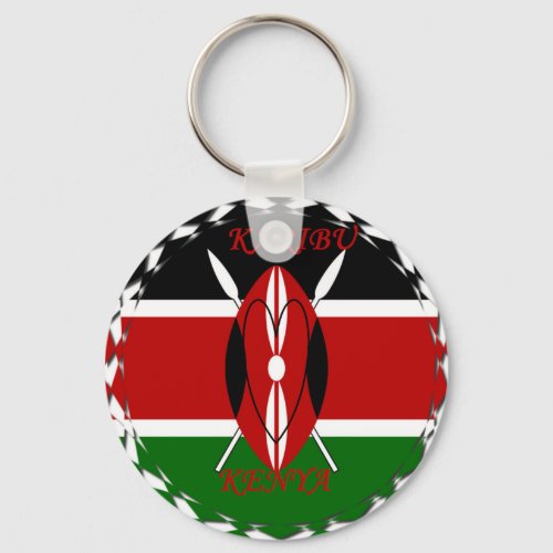 Hakuna matata Karaibu Kenya Keychain