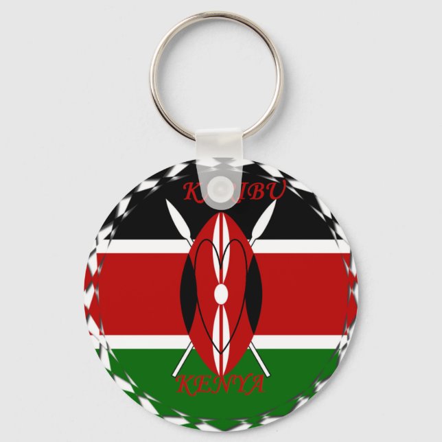 Hakuna matata Karaibu Kenya Keychain (Front)