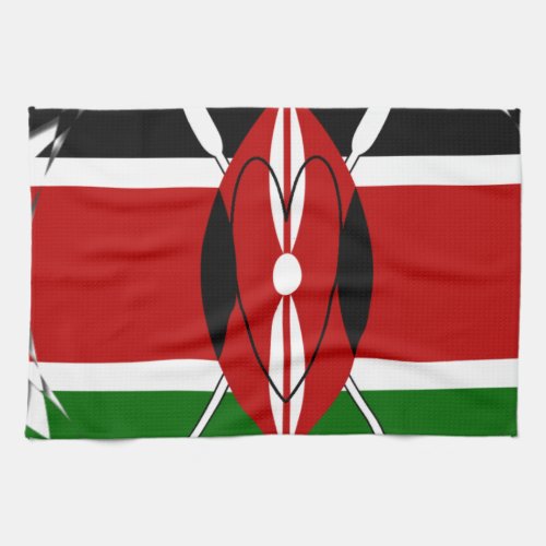 Hakuna matata Karaibu Kenya Kitchen Towel