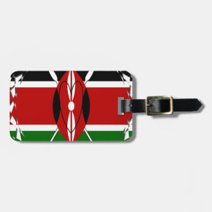 Hakuna matata Karaibu Kenya Luggage Tag