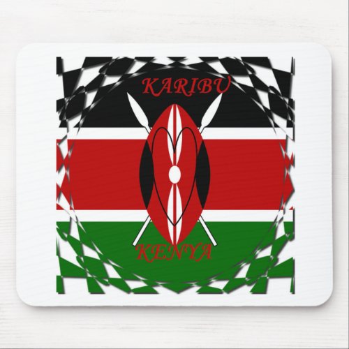 Hakuna matata Karaibu Kenya Mouse Pad