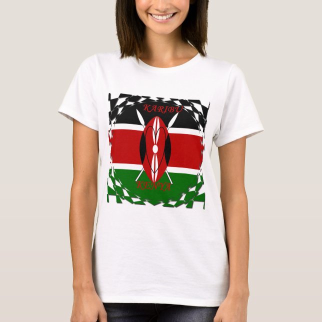 Hakuna matata Karaibu Kenya T-Shirt (Front)