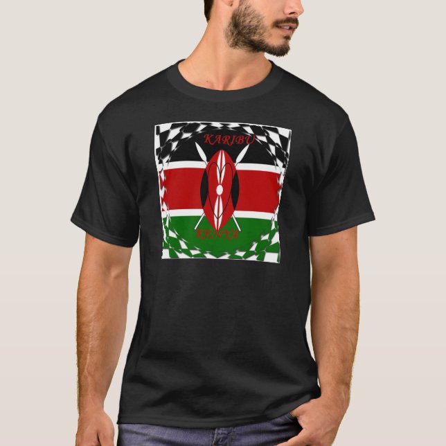 Hakuna matata Karaibu Kenya T-Shirt (Front)