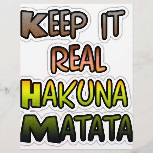 Hakuna Matata Keep It Real Gifts