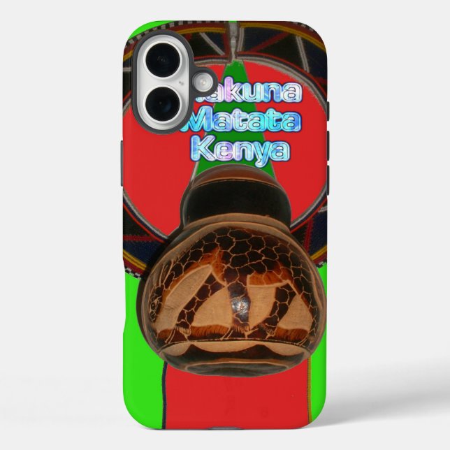 Hakuna Matata Kenya Art Print Case-Mate iPhone Case (Back)