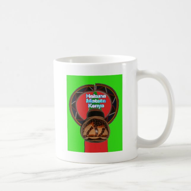 Hakuna Matata Kenya Art Print Coffee Mug (Right)