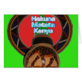 Hakuna Matata Kenya Art Print Customize Product (Front Horizontal)
