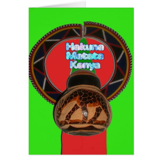 Hakuna Matata Kenya Art Print Customize Product Cards (Front)