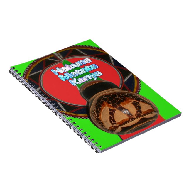 Hakuna Matata Kenya Art Print Notebook (Right Side)