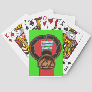 Hakuna Matata Kenya Art Print Poker Cards