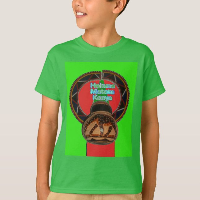 Hakuna Matata Kenya Art Print T-Shirt (Front)