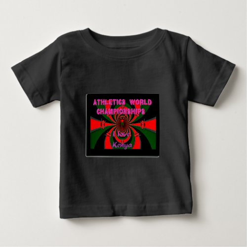 Hakuna Matata Kenya Athletics World Champions I lo Baby T_Shirt