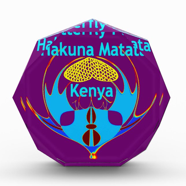  "Hakuna Matata Kenya" Butterfly Art Print/Graphic Award (Front)