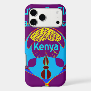  "Hakuna Matata Kenya" Butterfly Art Print/Graphic iPhone 17 Pro Max Case