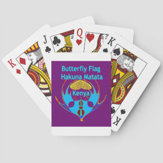  "Hakuna Matata Kenya" Butterfly Art Print/Graphic Poker Cards