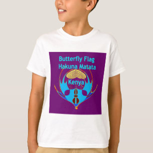 "Hakuna Matata Kenya" Butterfly Art Print/Graphic T-Shirt