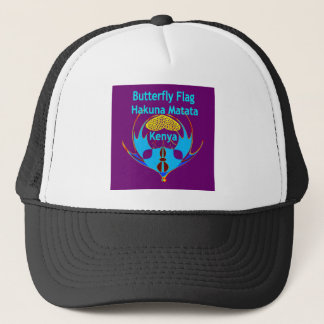 Hakuna Matata Kenya - Butterfly Art Print/Graphic Trucker Hat