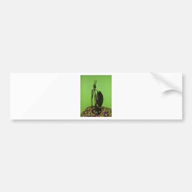 Hakuna Matata Kenya Maasai.JPG Bumper Sticker (Front)
