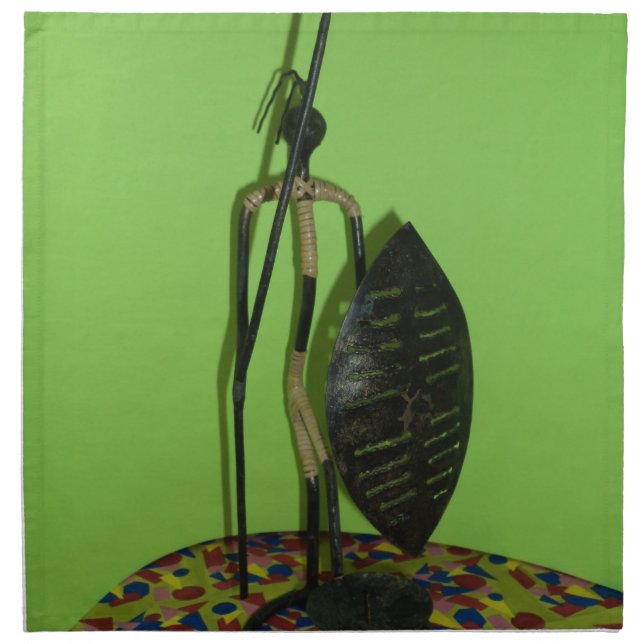 Hakuna Matata Kenya Maasai.JPG Cloth Napkin (Front)