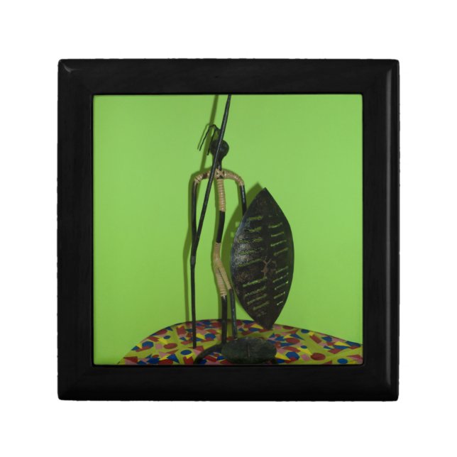 Hakuna Matata Kenya Maasai.JPG Jewelry Box (Front)