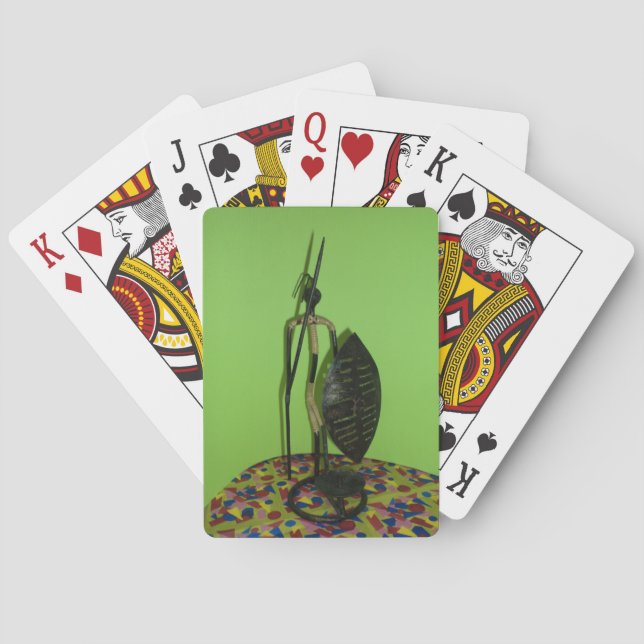 Hakuna Matata Kenya Maasai.JPG Poker Cards (Back)