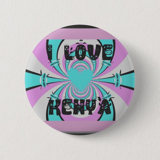 Hakuna Matata Kenya Pinback Button (Front)