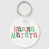 Hakuna Matata - African Symbol Keychain | Zazzle