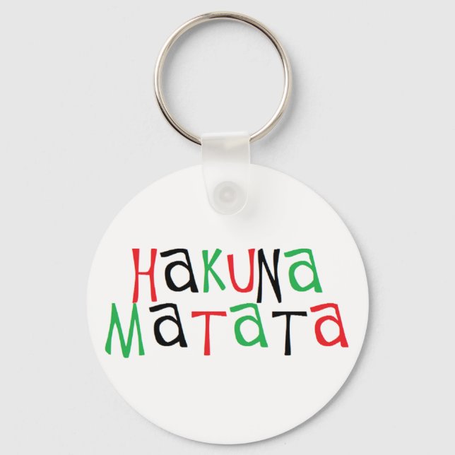Hakuna matata keychain (Front)