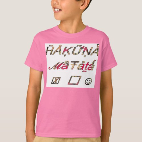Hakuna Matata Kid American Apparel Organic T_Shirt