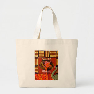 Hakuna Matata Kitchen Style: Aprons, Mugs & Home A Large Tote Bag