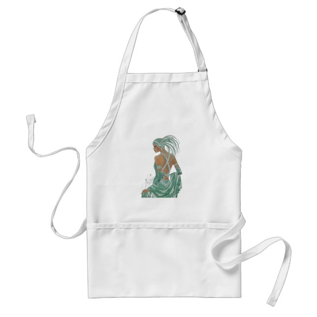 Hakuna Matata Ladies Going Green.png Adult Apron (Front)