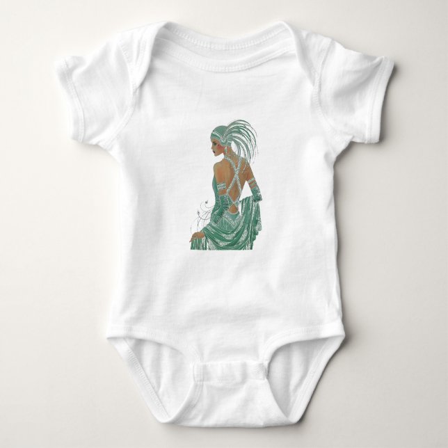 Hakuna Matata Ladies Going Green.png Baby Bodysuit (Front)