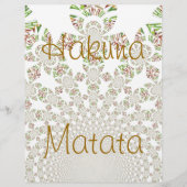 Hakuna Matata Letterhead (Front)