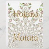 Hakuna Matata Letterhead (Front/Back)