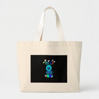 Hakuna Matata Lion Art Print Large Tote Bag