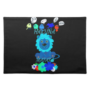 Hakuna Matata Lion Art Print Placemat