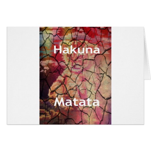 Hakuna Matata Lion Cub Design (Front Horizontal)