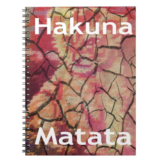 Hakuna Matata Lion Cub Design Notebook (Front)